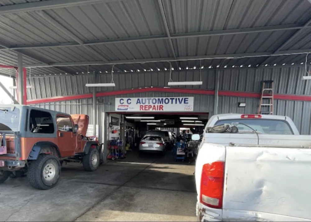 Inside the C.C. Automotive service bays